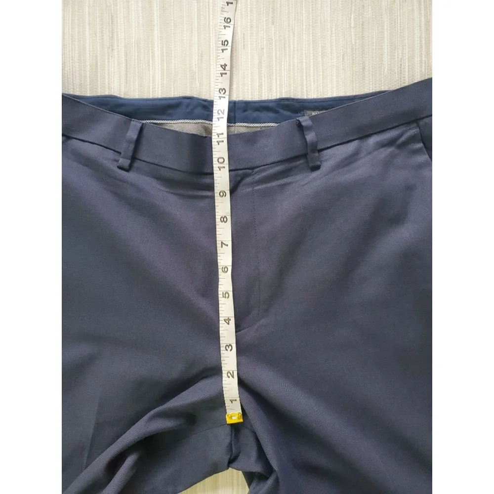 Men's Banana Republic Navy Standard Fit Dress Pants Waist 33 Navy Blue NWT